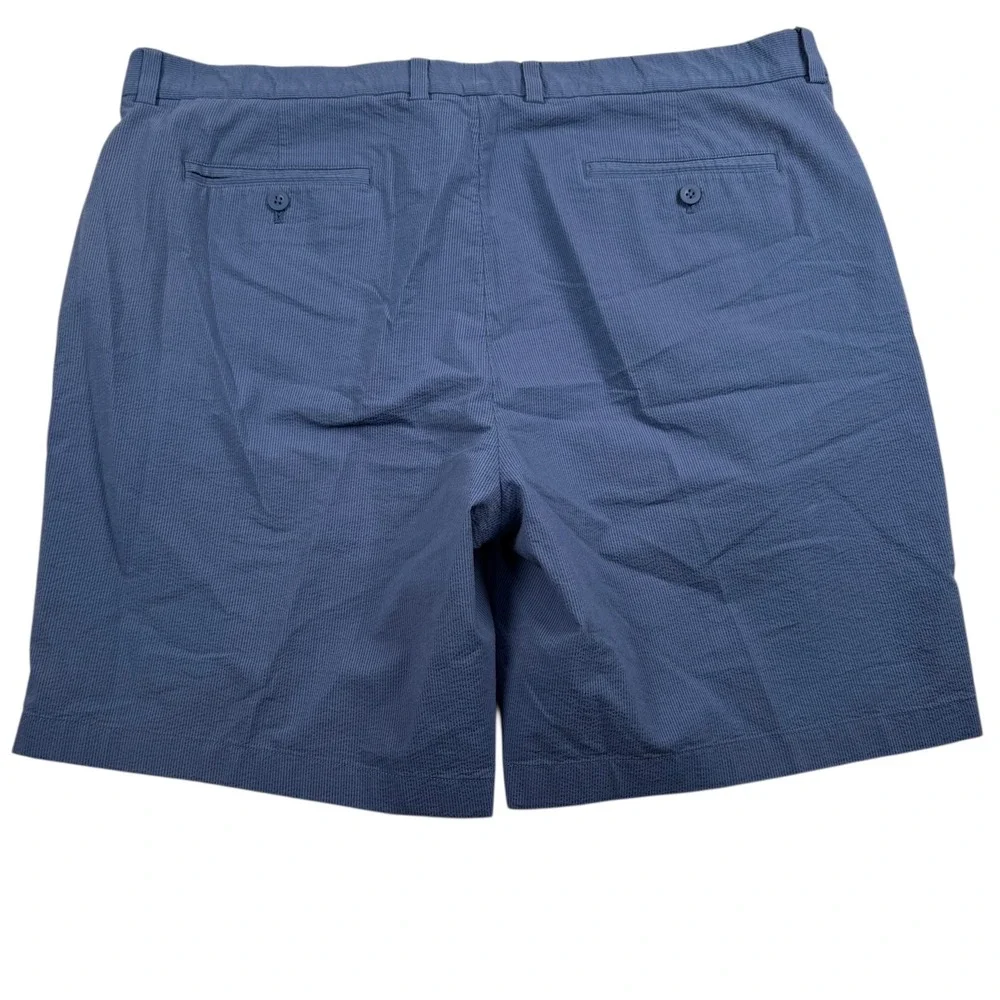 Vineyard Vines On The Go Shorts‎ Mens 40 Blue Textured Stretch 1H001052